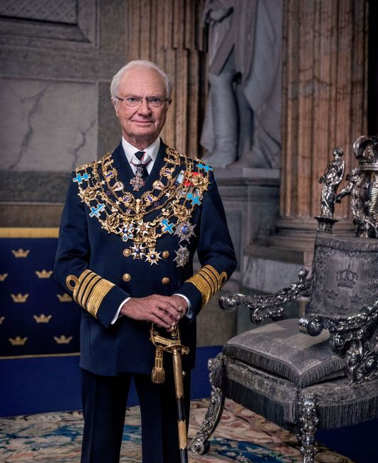 HM Carl XVI Gustaf, King of Sweden and HM Silvia, Queen of Sweden